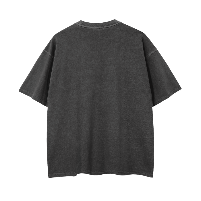 Vintage Wash Graphic Tee (Red)